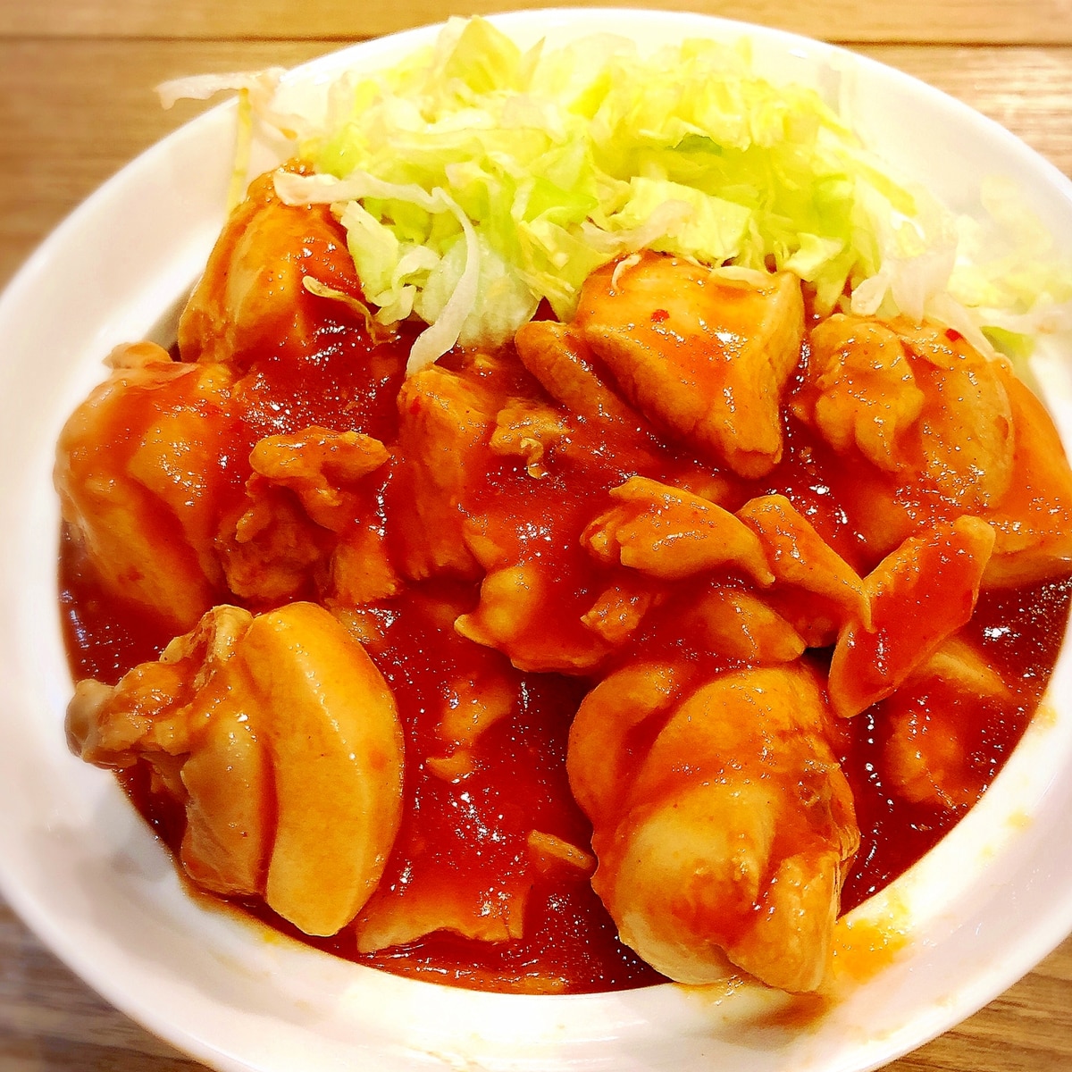 フライパン1つで簡単 鶏チリ丼 レシピ 作り方 By マッカロン 楽天レシピ